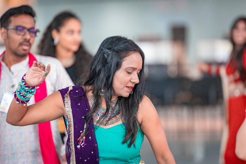 Obchody Święta Diwali na lotnisku we Wrocławiu, 2 listopada 2025