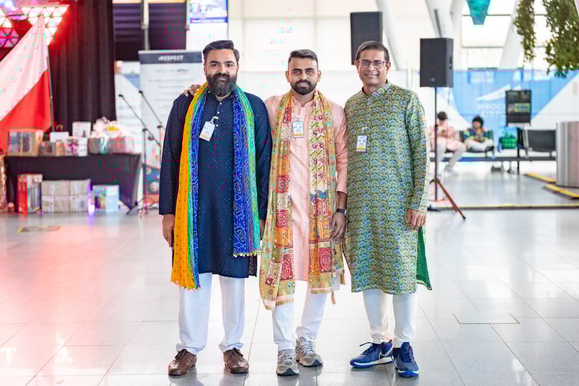 Obchody Święta Diwali na lotnisku we Wrocławiu, 2 listopada 2025