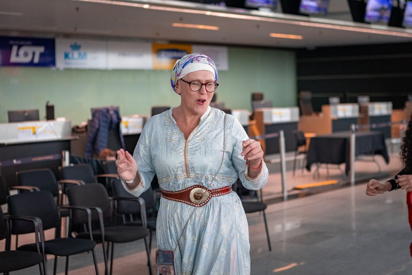 Obchody Święta Diwali na lotnisku we Wrocławiu, 2 listopada 2025