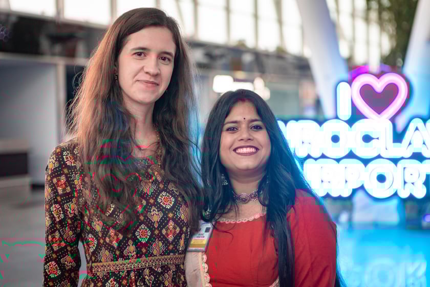 Obchody Święta Diwali na lotnisku we Wrocławiu, 2 listopada 2025