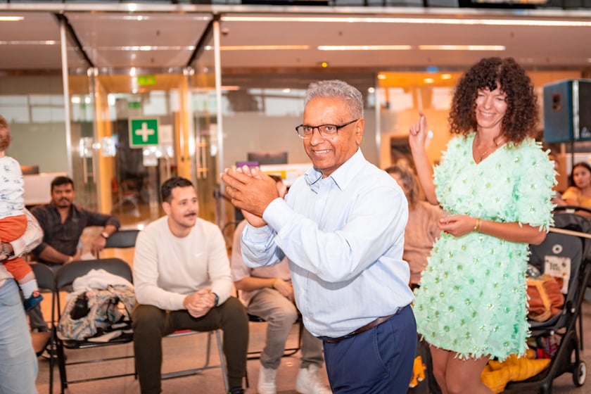 Obchody Święta Diwali na lotnisku we Wrocławiu, 2 listopada 2025