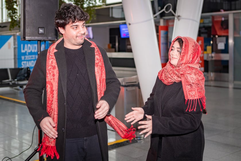 Obchody Święta Diwali na lotnisku we Wrocławiu, 2 listopada 2025