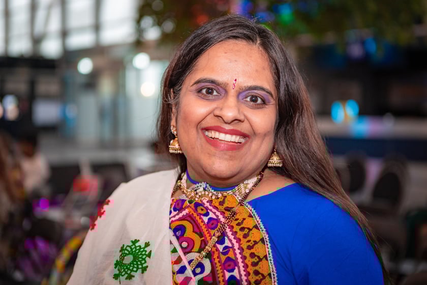 Obchody Święta Diwali na lotnisku we Wrocławiu, 2 listopada 2025