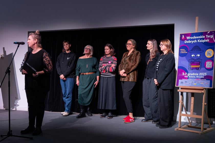Gala podczas Wrocławskich Targów Dobrych Książek - wręczenie Pióra Fredry i nagrody Dobre Strony dla najpiękniej wydanych książek.