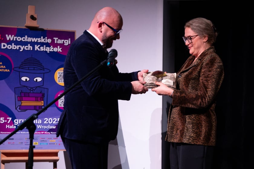 Gala podczas Wrocławskich Targów Dobrych Książek - wręczenie Pióra Fredry i nagrody Dobre Strony dla najpiękniej wydanych książek.