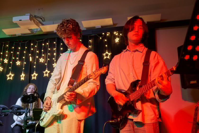 Kolędowanie w IV Liceum Ogólnokształcącym we Wrocławiu