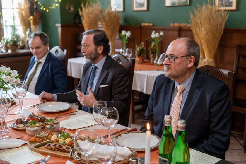 Spotkanie z ambasadorem Niemiec Viktorem Elblingiem, 16.01.2024