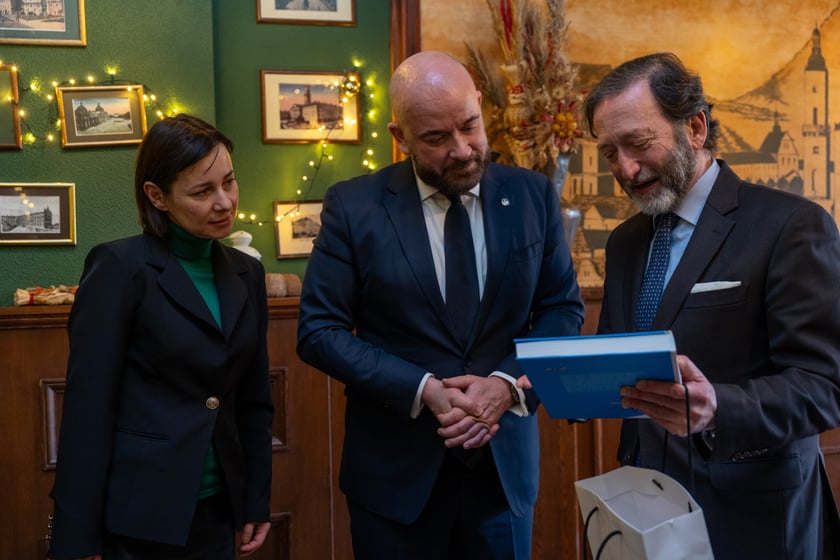 Spotkanie z ambasadorem Niemiec Viktorem Elblingiem, 16.01.2024