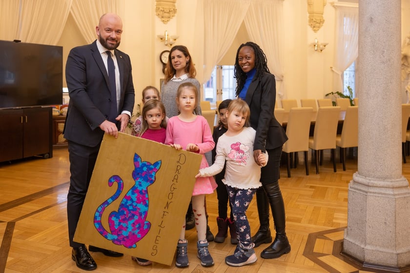 Dzieci z Niepublicznego Przedszkola FSA-School, przy ul. Metalowc&oacute;w 27