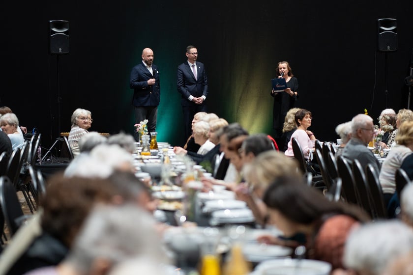 Wielkanocne spotkanie w kompleksie Hali Stulecia z seniorami, 26 marca 2024 roku