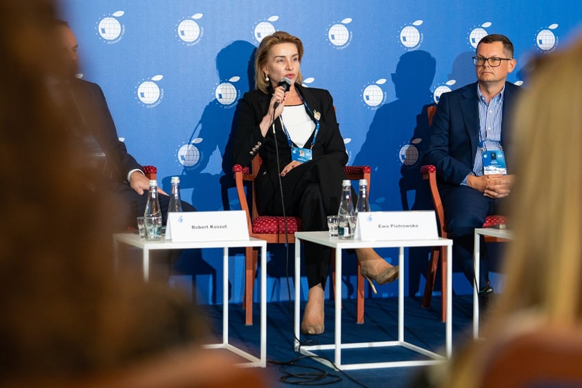 Ewa Piotrowska z JWW podczas WRO Venture Connect 2.0 na Forum Ekonomicznym, 8 września 2026 r.