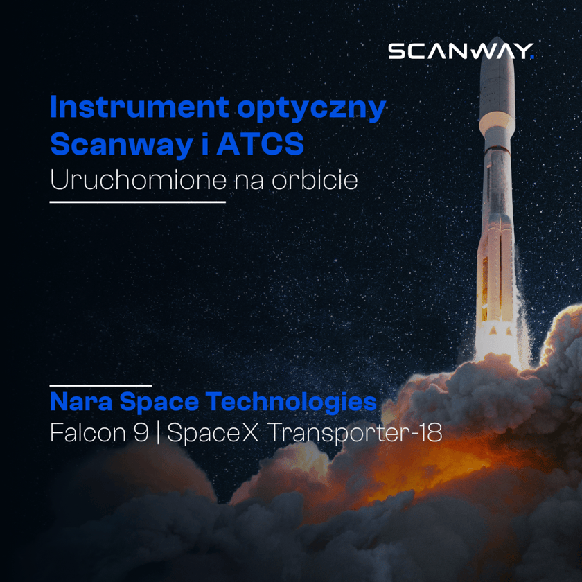Wrocławski Scanway z sukcesem na orbicie. Instrument już działa