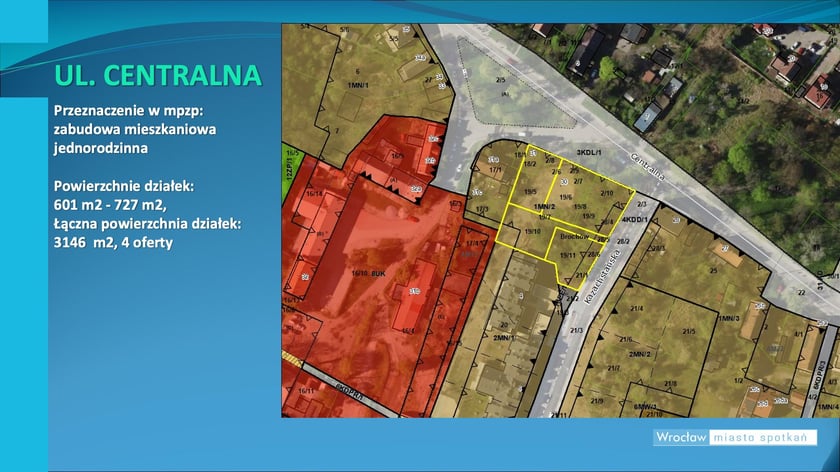 Działki budowlane pod zabudowę jednorodzinną we Wrocławiu