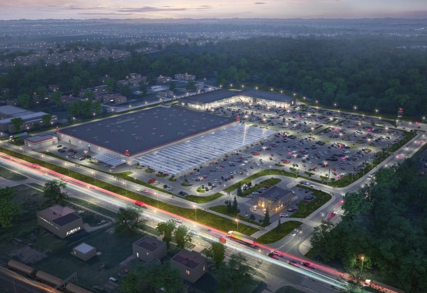 SHOPP.CITY: duże centrum handlowe tuż obok Wrocławia, wizualizacja