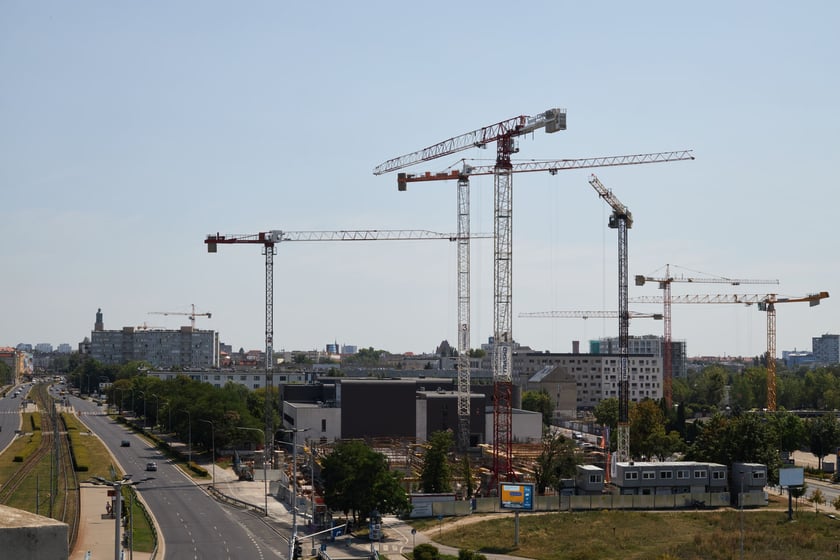 Pod adresem Legnicka 36, Vantage Development SA, jeden z największych wrocławskich deweloperów buduje kompleks z mieszkaniami na wynajem