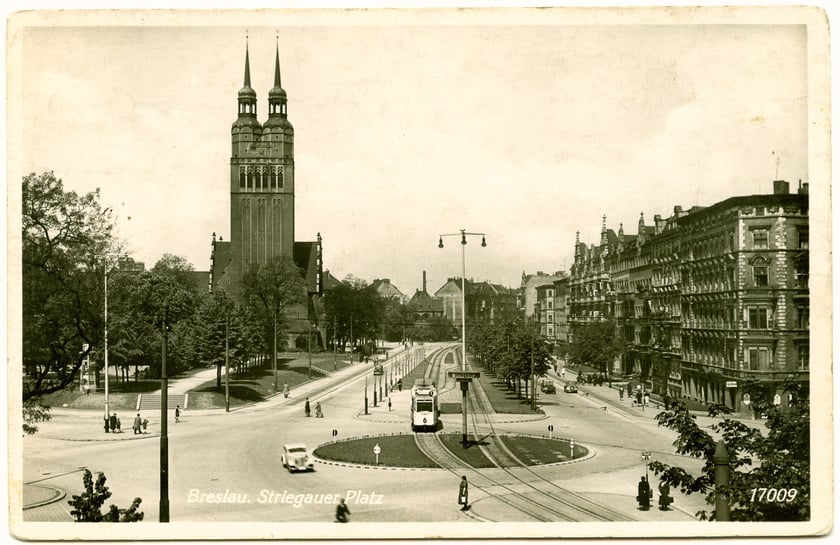 kościół św. Pawła od strony placu Strzegomskiego / źródło: Muzeum Miejskie Wrocławia