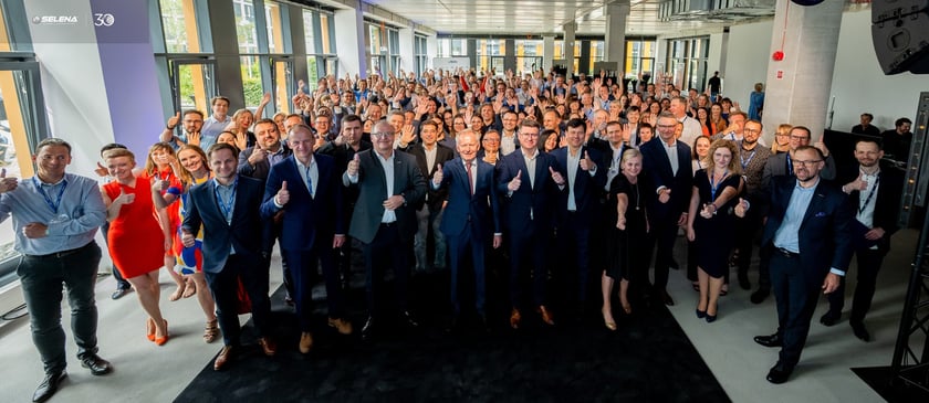 Obchody 30. rocznicy założenia Seleny połączone zostały z uroczystym otwarciem nowej siedziby centrali Grupy. Selena przeniosła się do budynku w kompleksie Business Garden przy ul. Legnickiej we Wrocławiu.