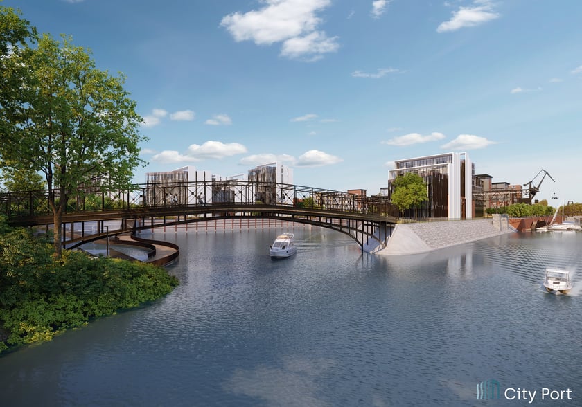 City Port powstanie we Wrocławiu: potężna inwestycja i wielkie osiedle mieszkaniowe