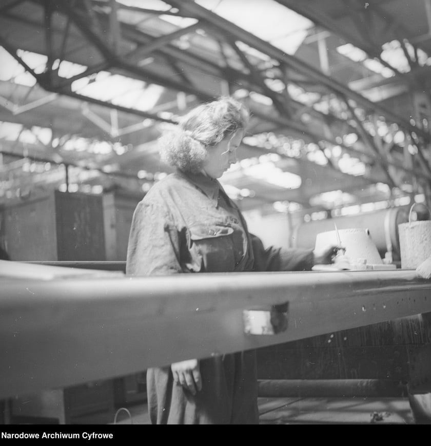 Kobiety pracujące w Pafawagu. Rok 1950.