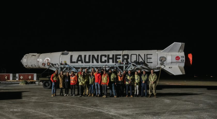 Rakieta LauncherOne od spółki Virgin Orbit