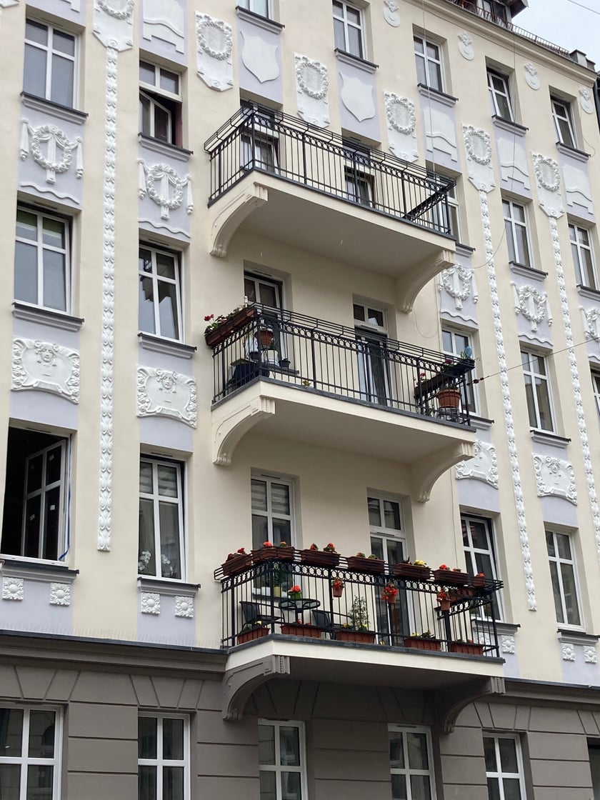 Wyremontowana kamienica przy Chudoby 27