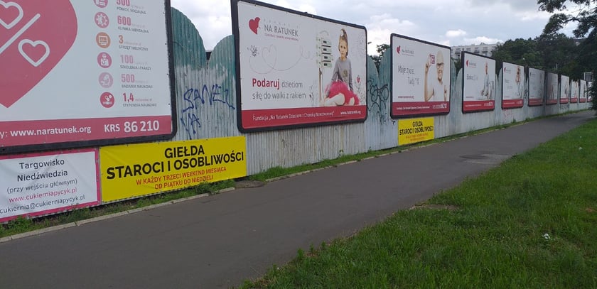 Na zdjęciu targowisko przy ul. Niedźwiedziej