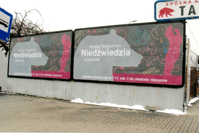 Na zdjęciu targowisko przy ul. Niedźwiedziej