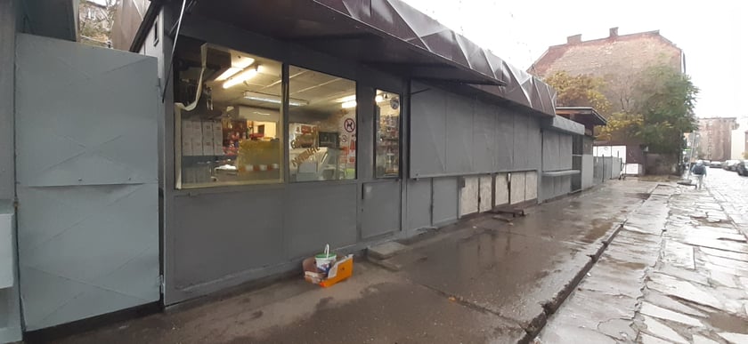Na zdjęciu targowisko przy ul. Ptasiej