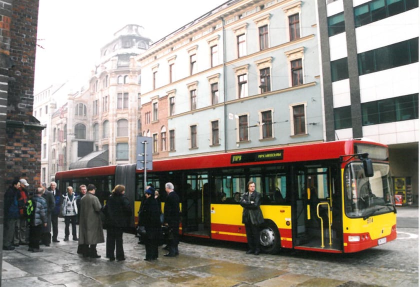 Autobusy Volvo we Wrocławiu. Archiwum MPK