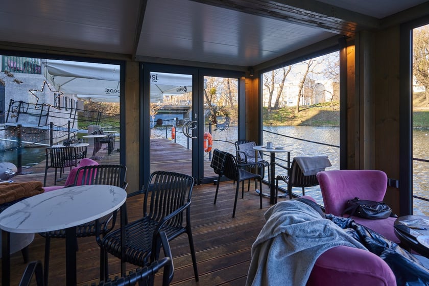 Kawiarnia Cafe Berg, domek nad fosą Maxa Berga we Wrocławiu