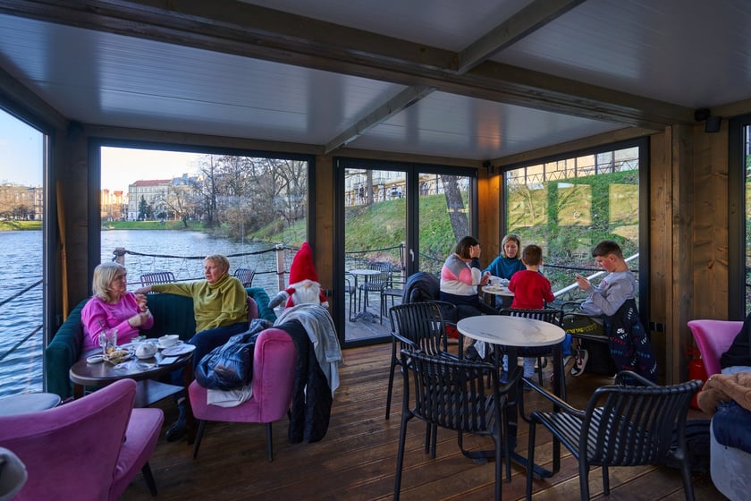 Kawiarnia Cafe Berg, domek nad fosą Maxa Berga we Wrocławiu