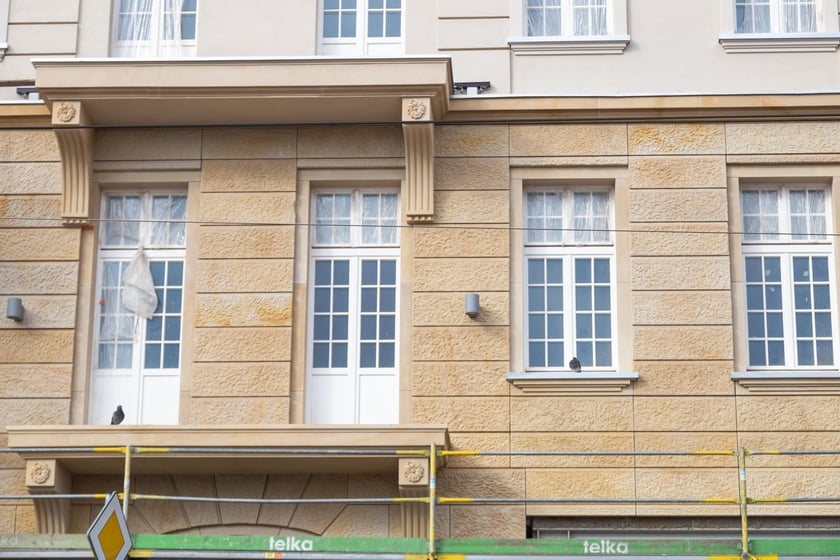 Hotel Grand prawie gotowy. demontowane są ostatnie rusztowania i zasłony