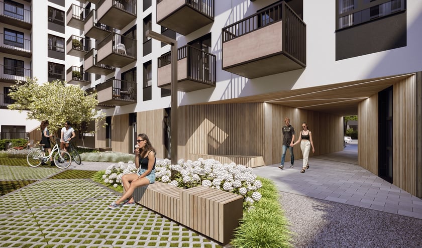 Wizualizacja inwestycji Braniborska 80