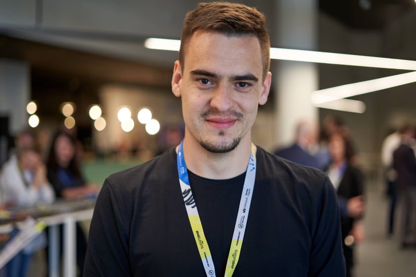 Jakub Karkocha, konferencja Evolutions 2023: Meetup &amp; Showcase w Kinie Nowe Horyzonty