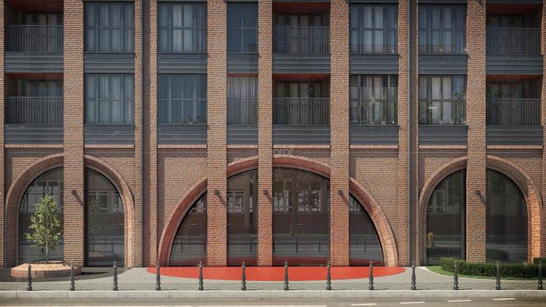 Wizualizacja projektowa powstającej przy ulicy Braniborskiej 58-68 inwestycji od pomorskiej sp&oacute;łki Dekpol Deweloper