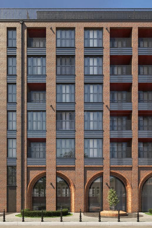 Wizualizacja projektowa powstającej przy ulicy Braniborskiej 58-68 inwestycji od pomorskiej sp&oacute;łki Dekpol Deweloper