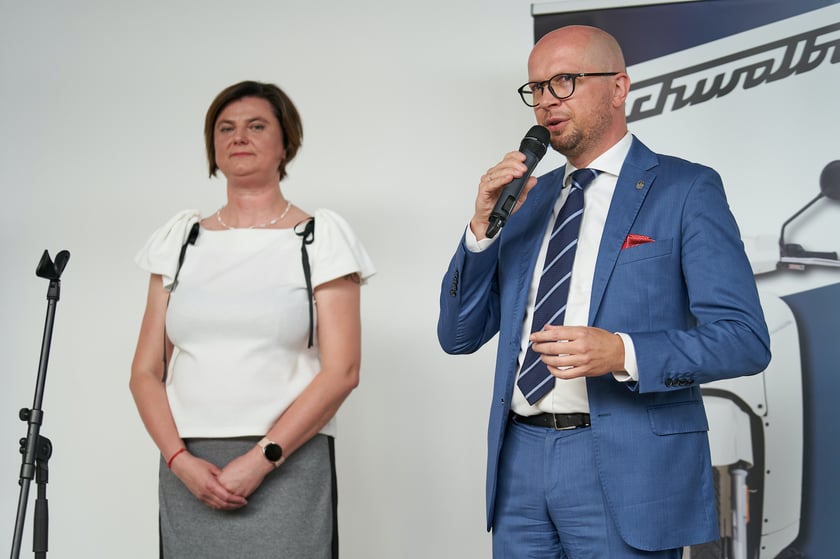Otwarcie nowej siedziby fabryki skuterów Govecs Poland Sp. z o.o. przy ul. Grabiszyńskiej.