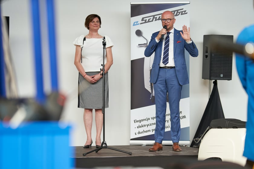 Otwarcie nowej siedziby fabryki skuterów Govecs Poland Sp. z o.o. przy ul. Grabiszyńskiej.
