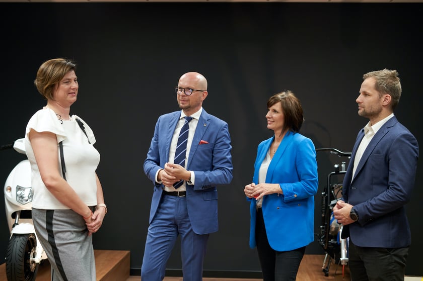 Otwarcie nowej siedziby fabryki skuterów Govecs Poland Sp. z o.o. przy ul. Grabiszyńskiej.