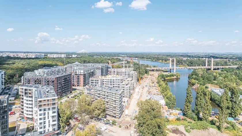 Tak powstaje Port Popowice - jedna z największych nadodrzańskich j inwestycji we Wrocławiu