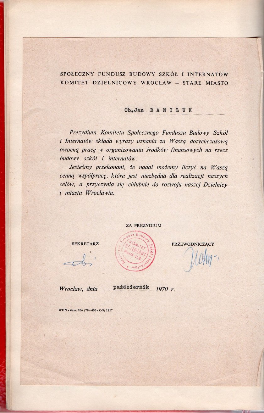 Kronika zakładu optycznego Jana Daniluka