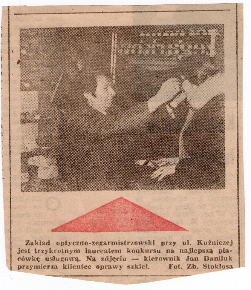 Kronika zakładu optycznego Jana Daniluka