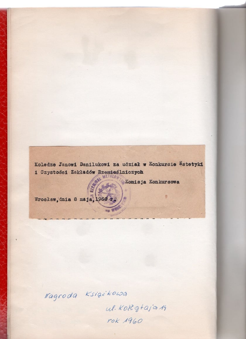 Kronika zakładu optycznego Jana Daniluka