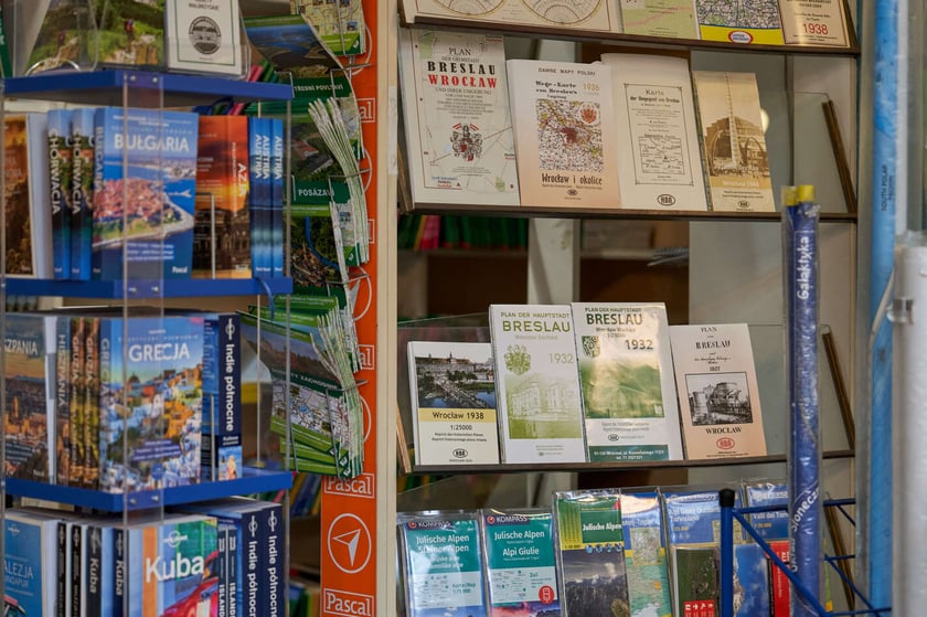 Księgarnia Podróżnika przy ul. Wita Stwosza