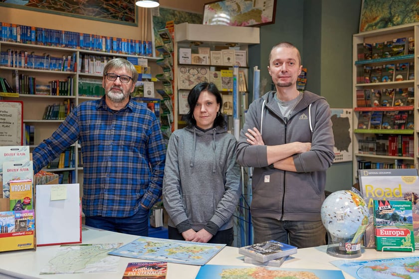 Księgarnia Podróżnika przy ul. Wita Stwosza