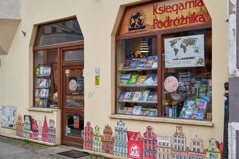 Księgarnia Podróżnika przy ul. Wita Stwosza