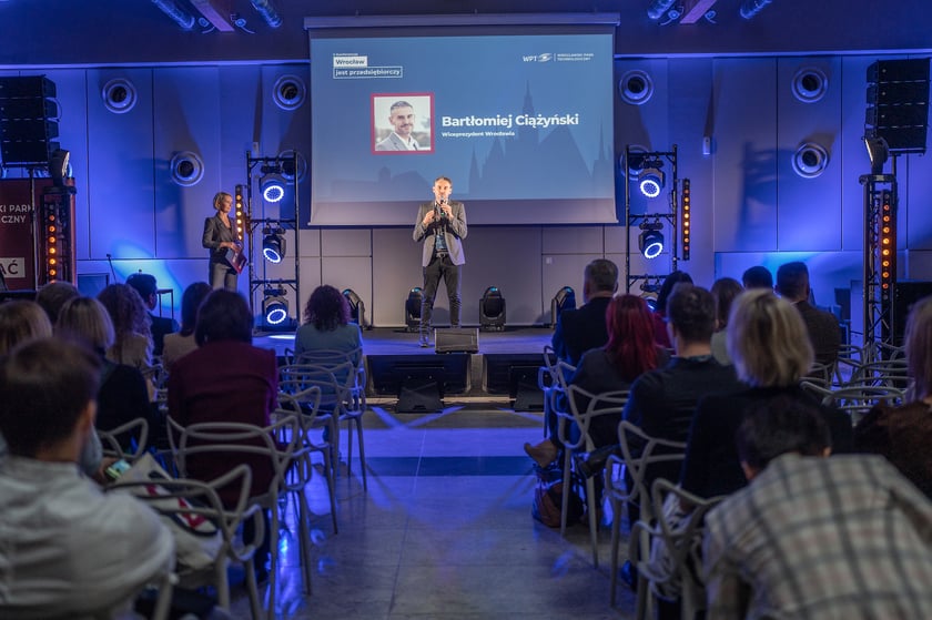 Uczestnicy konferencji "Wrocław jest przedsiębiorczy".