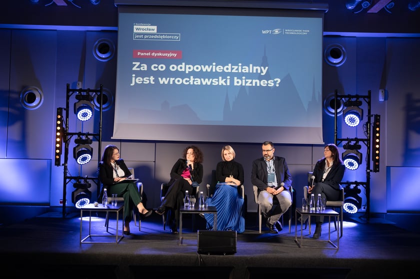 Uczestnicy konferencji "Wrocław jest przedsiębiorczy".