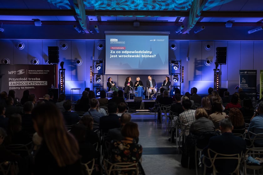 Uczestnicy konferencji "Wrocław jest przedsiębiorczy".