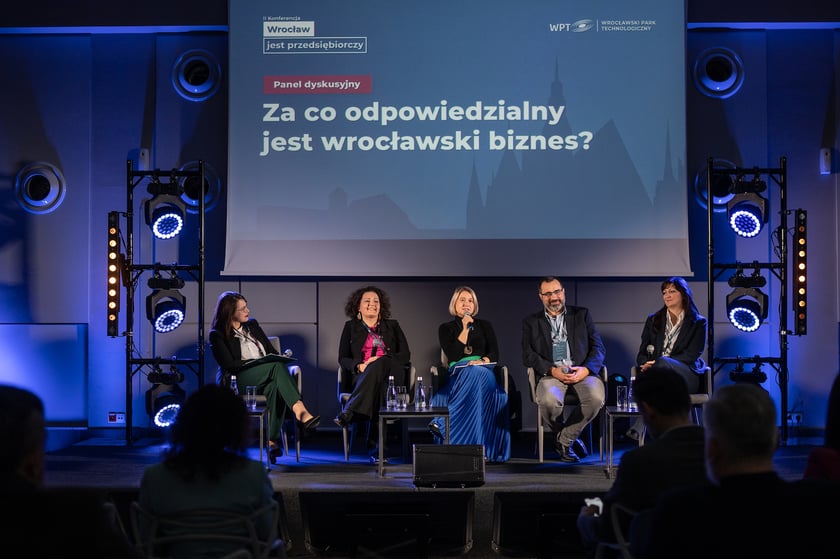 Uczestnicy konferencji "Wrocław jest przedsiębiorczy".